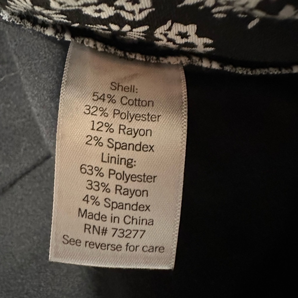 Croft & Barrow The Effortless Stretch Floral Mini Skirt Size 24W Regular - Picture 8 of 12